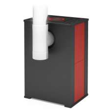 Стальной камин со стеклом Теплодар Твист фото в Орше