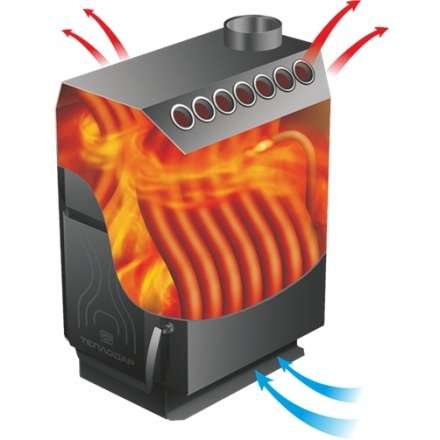 Отопительная печь Теплодар ТОП-200 ДС в Орше