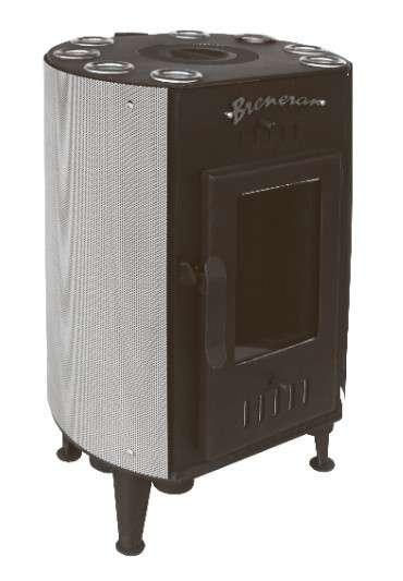 Печь отопительная Бренеран-Канадка плюс АОТ-04 в сетке серебро в Орше