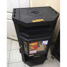 Купить недорогой камин с большим стеклом Мета-Бел Ока с плитой в Орше фото в Орше