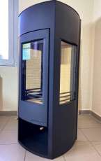 Купить стальной камин со стеклом Мета-Бел Неман в Орше фото в Орше