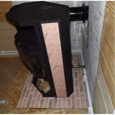 Купить стальной камин с теплообменником Мета-Бел АОТВ 9.0-03 Печора-Аква в Орше фото в Орше