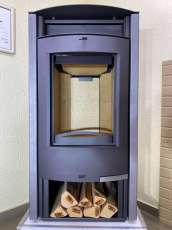 Купить стальную печь-камин Мета-Бел АОТ 7.0-01 в модификации Сена в Орше фото  в Орше