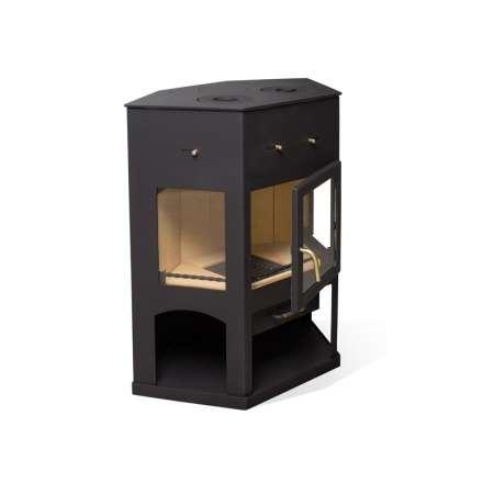 Печь-камин Мета-Бел АОТ 11.0 (в модификации Енисей с плитой) в Орше