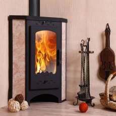 Печь-камин Бавария угловая с плитой РК 123 в Орше