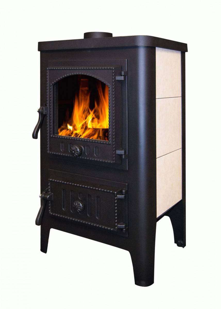 Печь-камин Бавария Оптима Чугун с плитой Амазонка бай фото в Орше