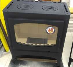 Недорогой камин Бавария Эко с плитой 2 конфорки фото в Орше