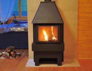 Недорогой камин Бавария три стекла графит фото в интерьере в Орше