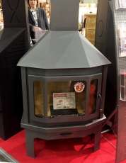 Новый камин Мюнхен угловой графит фото в живую в Орше