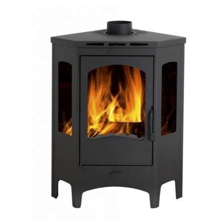 Печь-камин Бавария панорама угловая Амазонка бай фото в Орше