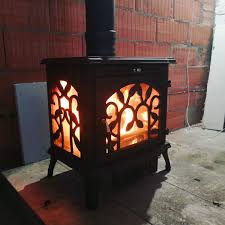 Печь-камин чугунный FireWay Demetra в интерьере Амазонка бай фото в Орше