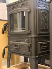 Печь-камин FireWay Dacha патина бронза в интерьере Амазонка бай фото в Орше