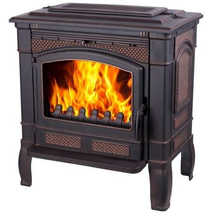 Печь-камин FireWay Gunter патина медь Амазонка бай фото в Орше