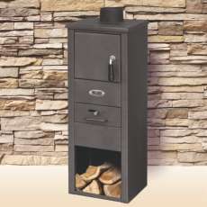 Печь-камин Blist Ekonomik LM стальная дверца фото в Орше