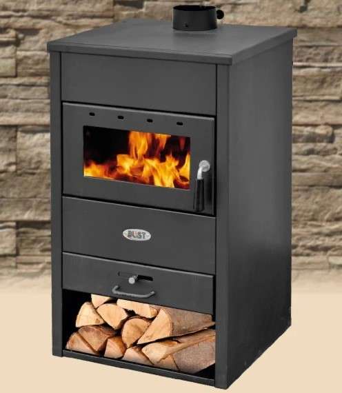 Печь-камин Blist B22 E с водяным контуром фото в Орше