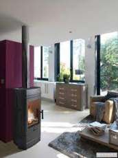 Печь-камин Invicta Cassine чугун в интерьере Амазонка бай фото в Орше