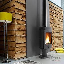 Печь-камин чугунный Invicta Mesnil в интерьере Амазонка бай фото в Орше
