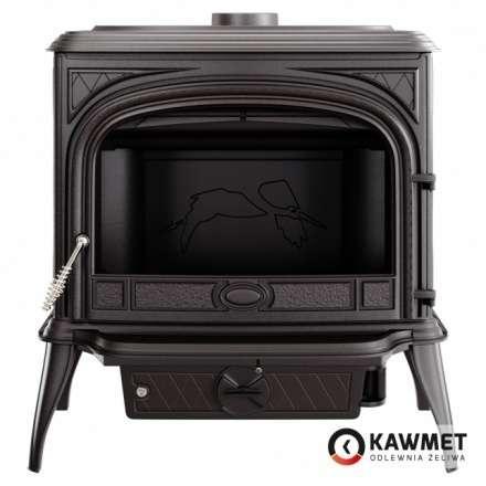 Купить Печь-камин KAWMET Premium SPHINX S6 (13,9 kW) в интерьере чугунный в Орше фото в Орше