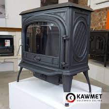 Купить Печь-камин KAWMET Premium SPHINX S6 (13,9 kW) в интерьере чугунный в Орше фото в Орше