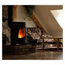 Печь-камин чугунный Invicta La Borne 2 в интерьере Амазонка бай фото в Орше