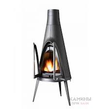Печь-камин чугунный Invicta Pow-Wow в интерьере Амазонка бай фото в Орше