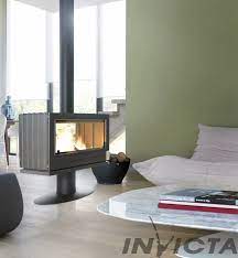 Купить Печь-камин Invicta Nelson в интерьере чугунная в Орше в Орше