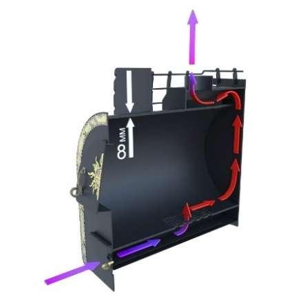 Отопительная печь Царь-печи Золовка 8 мм в Орше