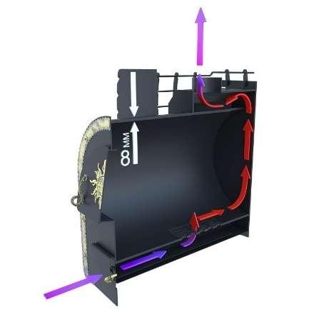 Отопительная печь Царь-печи Злата в Орше