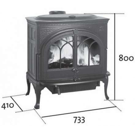 Чугунная печь камин Jotul F600 в Орше