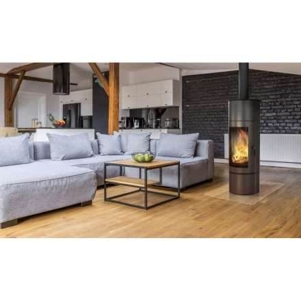 Купить Печь-камин Kratki Antares стальной в интерьере в Орше Амазонка бай фото в Орше