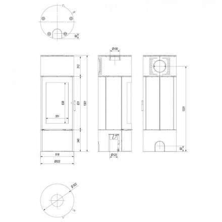 Купить Печь-камин Kratki Antares стальной в интерьере в Орше Амазонка бай фото в Орше