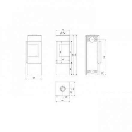 Купить Печь-камин Kratki THOR 8 в Орше Амазонка бай фото в Орше