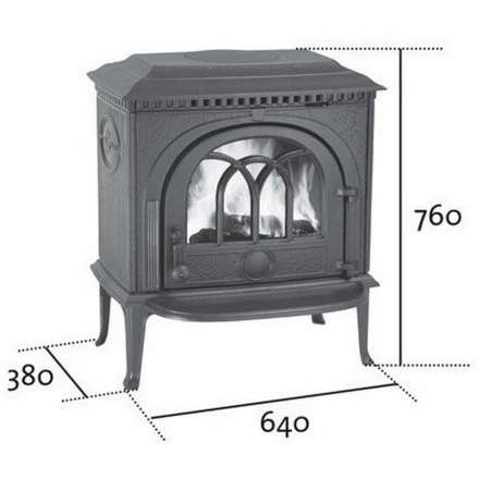 Чугунная печь камин Jotul F8 в Орше