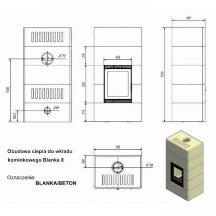 Купить Кафельную печь Kratki BLANKA/KAFEL/K амазонка бай фото в Орше