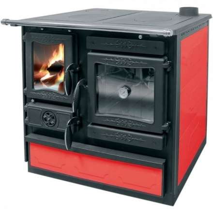 Печь-камин Guca GULIVER с плитой - bordo, cream в Орше