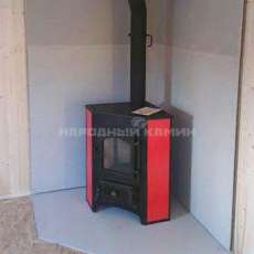 Купить Печь-камин Везувий ПК-01 (270) угловой красный 9 кВт в Орше в Орше