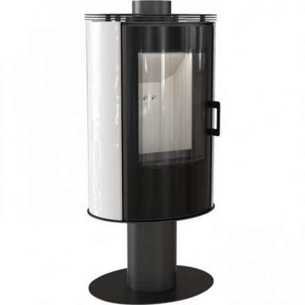 Печь-камин Kratki Koza/AB/S/NO/GLASS/Kafel/Bialy Амазонка бай фото в Орше