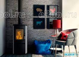 Купить Печь-камин Печь-камин Kratki Koza/AB/S/Kafel/Czarny в интерьере в Орше Амазонка бай фото в Орше