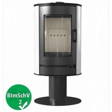 Купить Печь-камин Kratki KOZA/AB/S/N/KAFEL/BIALY (кафель белый) в интерьере в Орше Амазонка бай фото в Орше