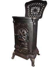 Чугунная печь-камин Амбра Eurokom фото в Орше