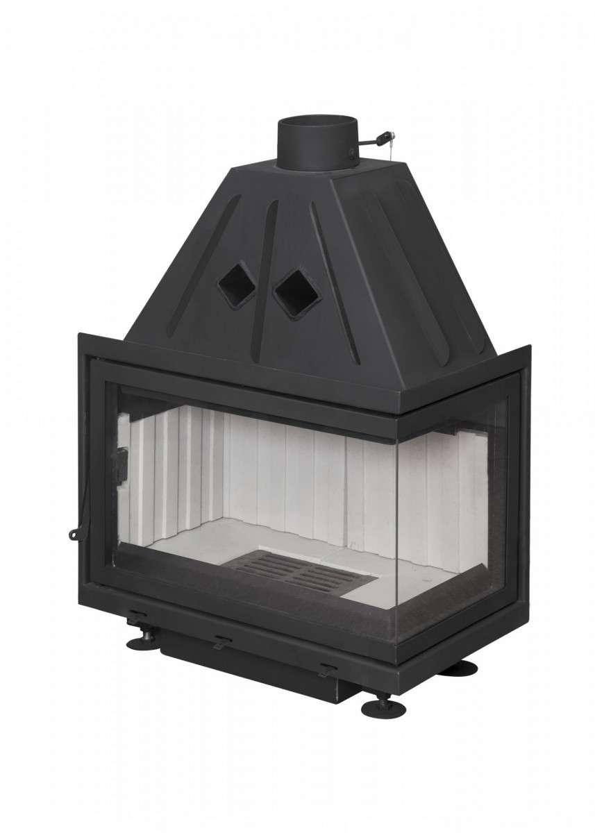 Каминная топка Экокамин Альфа 700 R два стекла правая купить в Орше