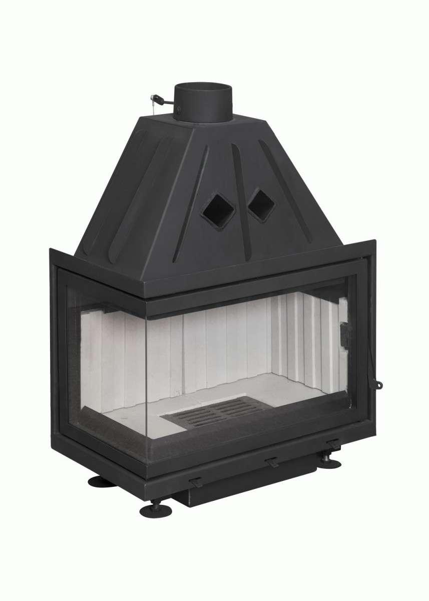 Каминная топка Экокамин Альфа 700 L два стекла левая купить в Орше