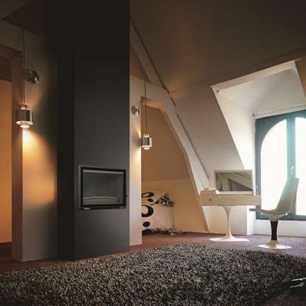 Каминная топка Invicta 700 Grand Angle с подъёмом в Орше