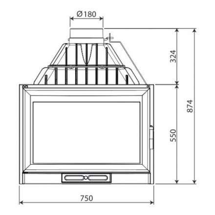 Каминная топка NORDflam Remus в Орше