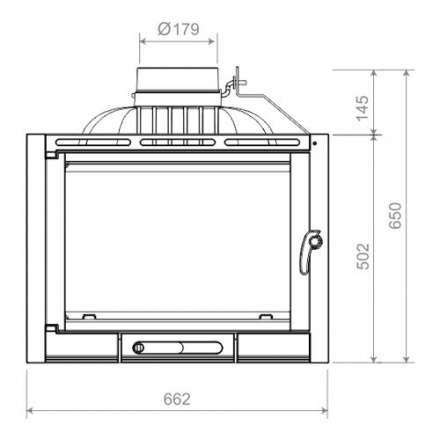 Каминная топка NORDflam Corno в Орше