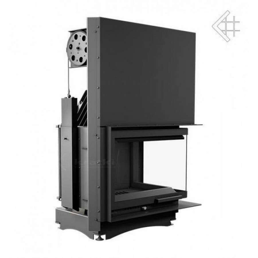 Каминная топка Kratki Zuzia/P/BS/G (угловое стекло справа,гильотина) Амазонка бай фото в Орше