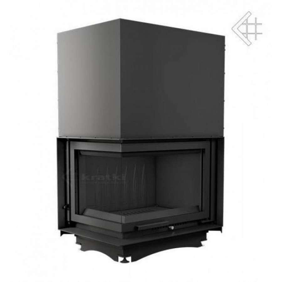 Каминная топка Kratki Zuzia/L/BS/G (угловое стекло слева, гильотина) Амазонка бай фото в Орше