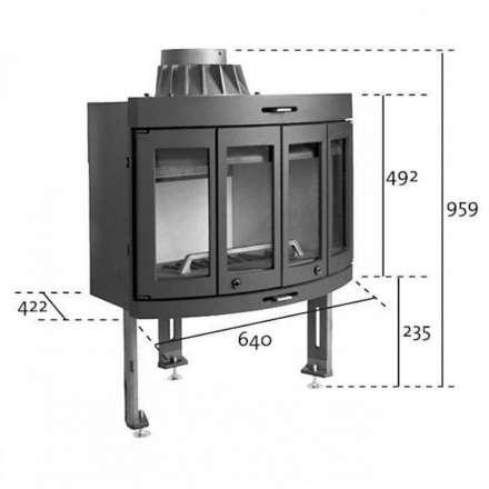 Каминная топка Jotul I400 Harmony в Орше