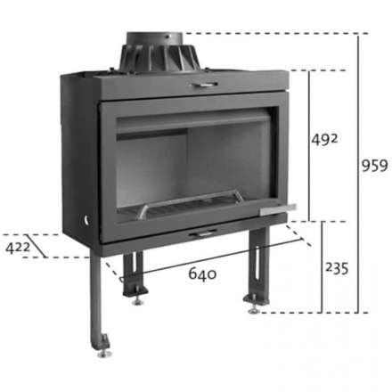 Каминная топка Jotul I 400 Panorama в Орше