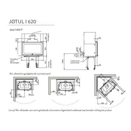 Каминная топка Jotul I 620 FR в Орше